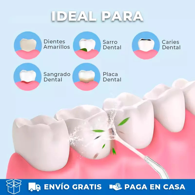 HydroSmile Pro®: Adiós a la placa y el sarro en tus dientes